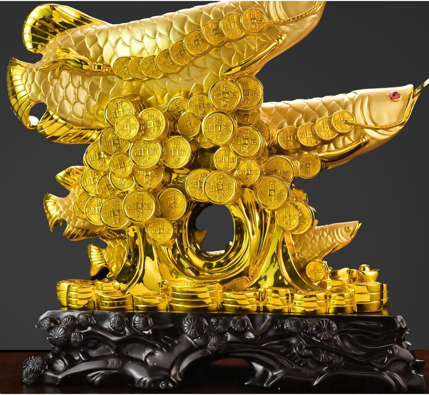 佐藤七宝店謹製 七宝花瓶 赤透四君子文 台座付 共箱入り ※海外発送の